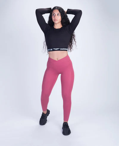 Women-Olenna Long Sleeve Crop Top