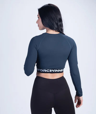 Women-Olenna Long Sleeve Crop Top