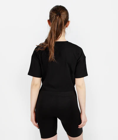 Women-Essential Cropped Oversize T-shirt