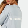 women go beyond oversize tshirt (angel blue)