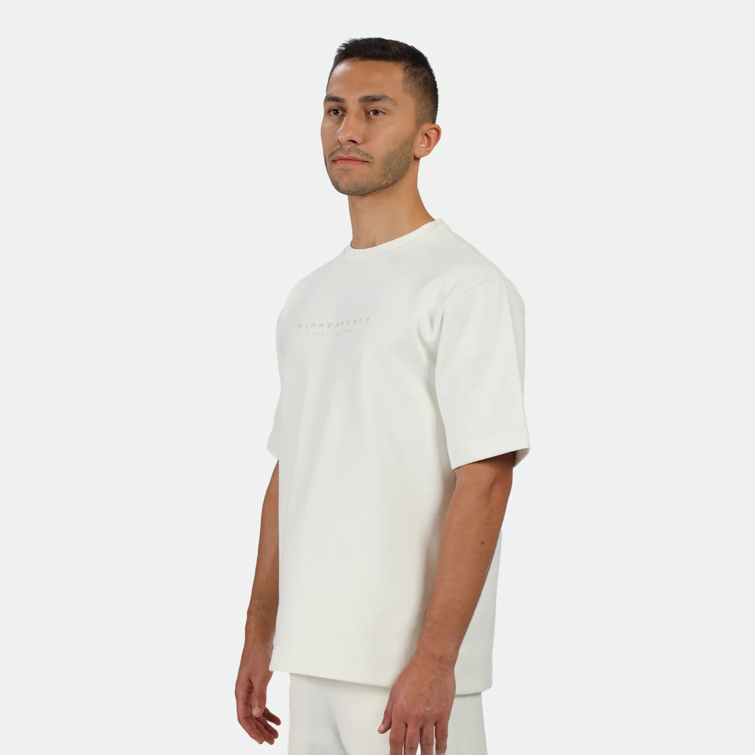 men go beyond tech tshirt (off white)