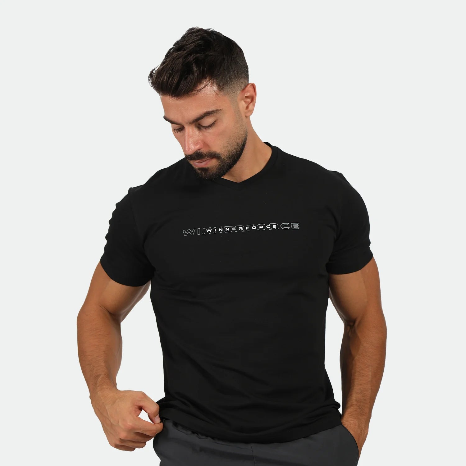 men go beyond vital tshirt (black)