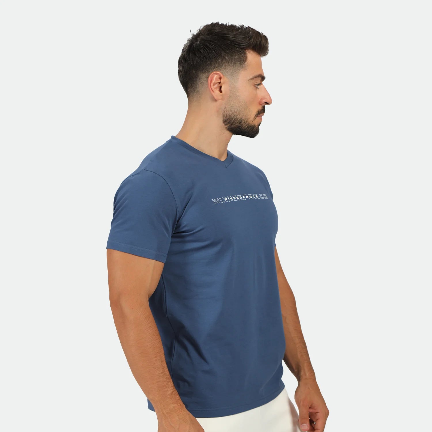 men go beyond vital tshirt (blue opal)